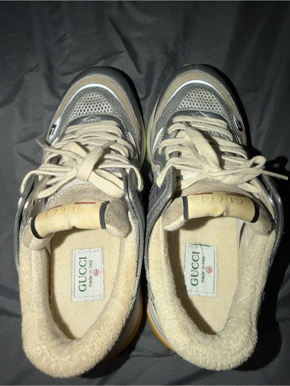 Gucci Ultraspace ‘Silver Metallic’ Size 6.5 Gucci/7.5-8US Men’s